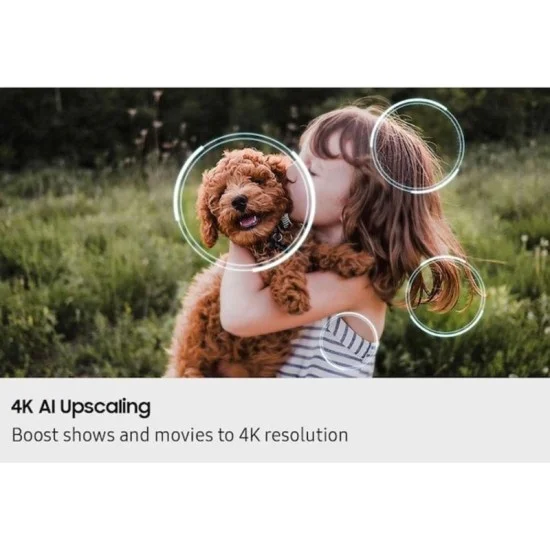 تلفزيون سامسونج الذكي نيو كيوليد بتقنية فيجن AI (2025) مقاس 100 بوصة - أسود